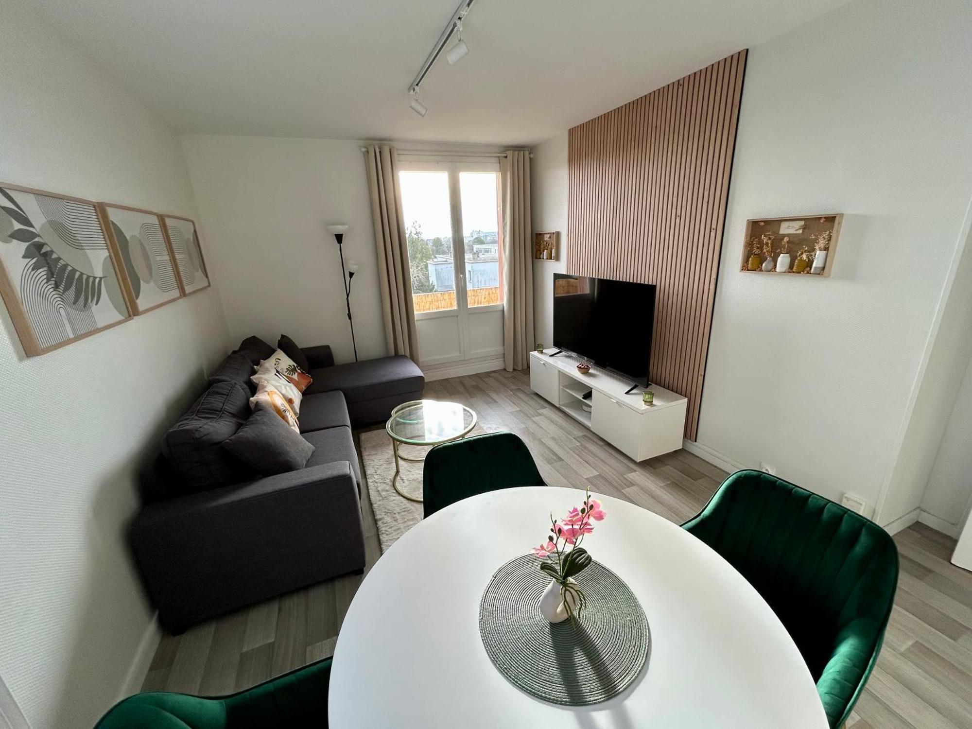 Cocon Cosy Et Verdoyant - Private Parking, Breakfast, Wifi, Netflix Caen